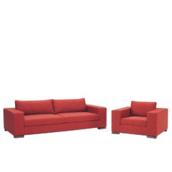 Murrieta Sofa in Ruby Red