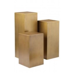 Miami Pedestal Set Brass