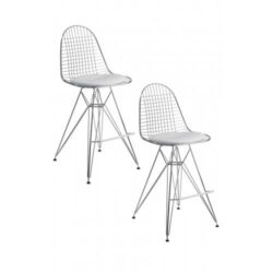 Radar Bar Stool White