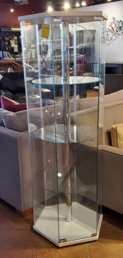 Hexagon Glass Display Case