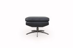 Hansen Black Ottoman