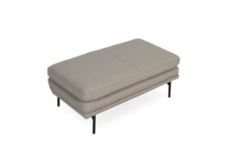 McCoy Light Gray Ottoman