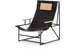 Judson Sling Chair - Ebony Natural