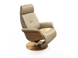 Model 7608 Recliner Chair Power Medium by Hjort Knudsen