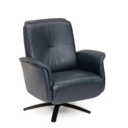 CLUB RELAX 8011 SWIVEL PUSHBACK LEATHER RECLINER
